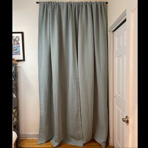 Lapithos Solid Blackout Thermal Rod Pocket Curtains